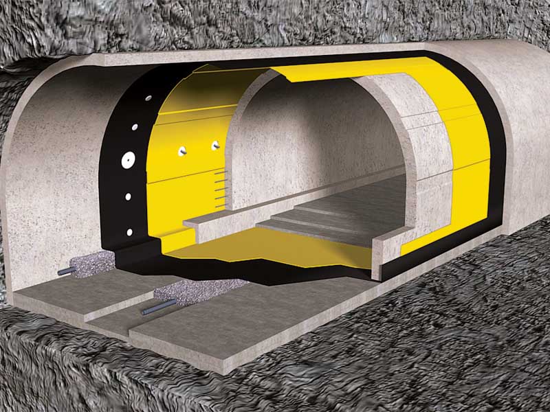 Extrusion von Tunnelabdichtungsplatten der T-Serie